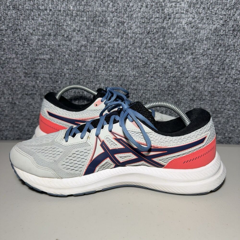 ASICS Gel-Contend 7 Shoes Cushioned Running Sneakers Gray Men’s Size 10 1011B040 - Picture 3 of 8
